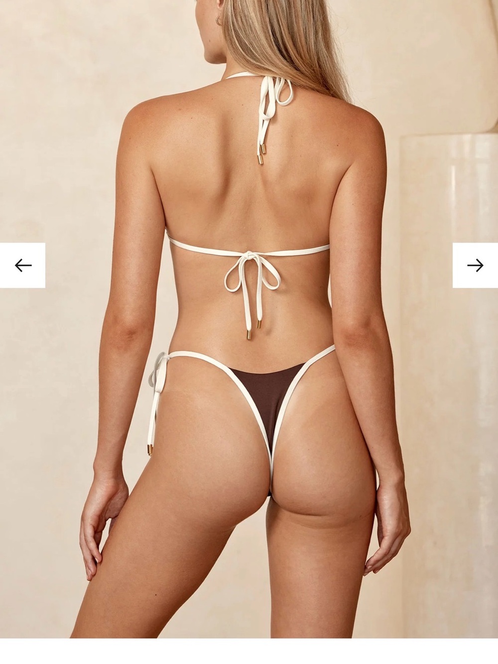 Brand new Monday swimwear palma Triangle bikini set - Picture 2 of 4